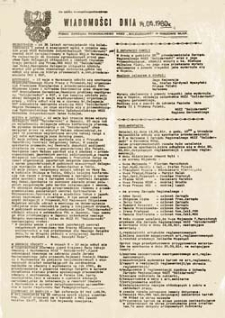 Wiadomości dnia: pismo Zarządu Regionalnego NSZZ "Solidarność" w Gorzowie Wlkp. (12.06.1981r.)