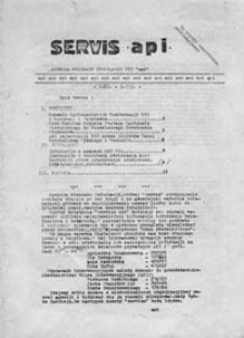 Serwis API (Agencja Przekazu Informacji NZS), 2 II - 9 II [1981]