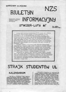 Biuletyn Informacyjny NZS (Uniwerystet Warszawski), nr 4 (23.02.1981)