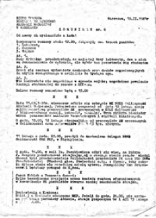 Komunikat Biura Prasowego Komitetu Strajkowego Akademii Medycznej w Warszawie, nr 9 (14.02.1981r.)