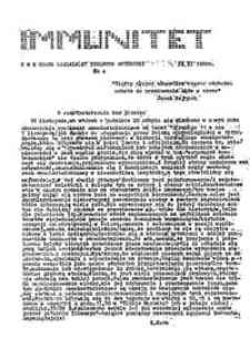 Immunitet: niezależny biuletyn studencki UMK Toruń, nr 4 (28 XI 1980)