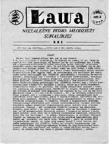 Ława: niezależne pismo młodzieży suwalskiej, nr 4 (marzec 1981 r.)
