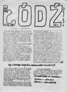 Ł&oacute;dź, nr 2 (12.02.1981)