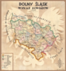 Dolny Śląsk: wykaz powiatów [mapa]