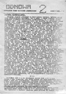 Odnowa: niezależne pismo młodzieży akademickiej, nr 5 (23 listopad 1980)