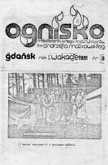 Ognisko: miesięcznik Kręgu Instruktorów Chorągwi Gdańskiej im. A. Małkowskiego, nr 4