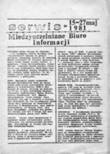 Serwis Informacyjny Sekcji Informacji Miedzyuczelnianego Komitetu Strajkowego, nr 2 (19.11.81)