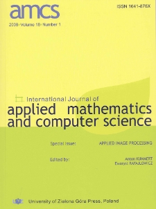 International Journal of Applied Mathematics and Computer Science (AMCS) 2008, volume 18, number 2