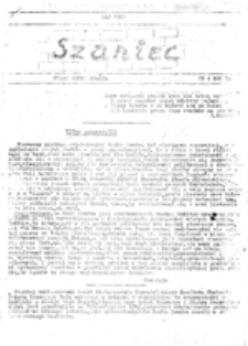 Szaniec: pismo polityczne młodzieży, nr 4 (maj 1981)