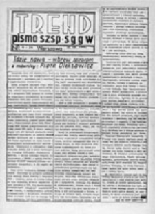 Trend: pismo publicystyczne SZSP SGGW, nr 9-24 (15.10.1981)