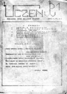 Uczeń: niezależne pismo młodzieży szkolnej, nr 1 (wrzesień - grudzień 1980)
