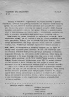 Wiadomości dnia strajkowego: komunikat nr 13 (25.11.81 r.)