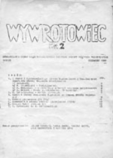 Wywrotowiec: nieregularne pismo Międzyuczelnianego Komitetu Obrony Więźni&oacute;w Politycznych w Lublinie, nr 2 (czerwiec 1981)