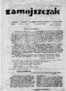 Zamojszczak: miesięcznik młodzieży II. Liceum Og&oacute;lnokształcącego im. J. Zamoyskiego, nr 1 (grudzień 1980)