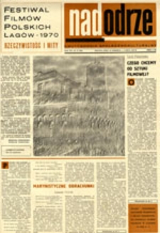 Nadodrze: dwutygodnik społeczno-kulturalny, nr 13 (21 czerwca-4 lipca 1970)