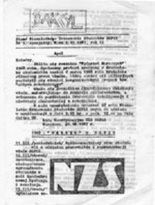 Bakcyl: głos wolnego SGPISU, nr 7 (27.04.1987)