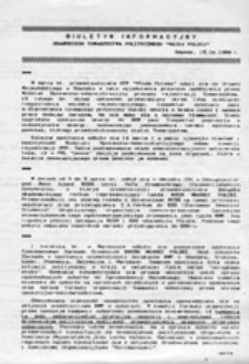 Biuletyn Informacyjny Gdańskiego Towarzystwa Politycznego "Młoda Polska" (15.04.1989 r.)