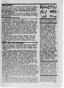 Biuletyn WiP (Ruch "Wolność i Pokój"), nr 6 (14.II.87)