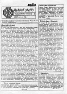 Bratnie słowo: jednodniówka harcerzy (czerwiec 1986)