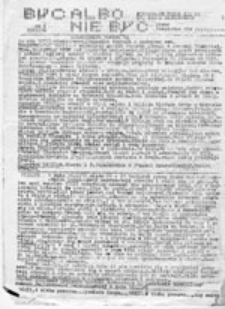 Być albo nie być: niezależne pismo III LO im. Adama Mickiewicza, nr 8 (27 IV 87)