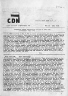 CDN: pismo członk&oacute;w i sympatyk&oacute;w NZS, nr 1