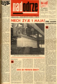 Nadodrze: dwutygodnik społeczno-kulturalny, nr 9 (25 kwietnia - 8 maja 1971)