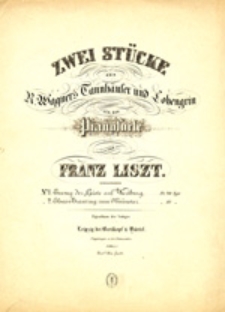 Zwei stücke aus R. Wagners Tannhäuser und Lohengrin für das Pianoforte