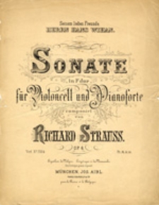 Sonate in F dur für Violoncell und Pianoforte, op. 6