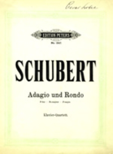 Adagio und Rondo: Klavier-Quartett