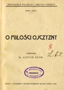 O miłości ojczyzny