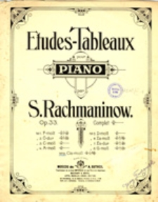 Etudes-Tableaux pour piano; op. 33 no 4. Es-dur