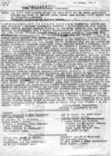 Dżdżownica: Organ Pełzającej /Kontr/ Rewolucji, nr 1 (13 lutego 1982 r.)