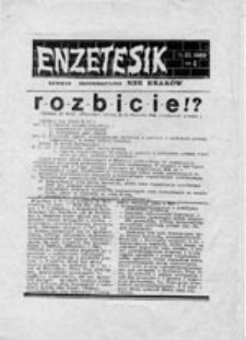 ENZETESIK: serwis informacyjny NZS Krak&oacute;w, nr 5 (29.05.1989)