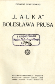 "Lalka" Bolesława Prusa