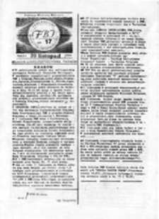FBI: Federacyjny Biuletyn Informacyjny, nr 16 (25.10.1989)