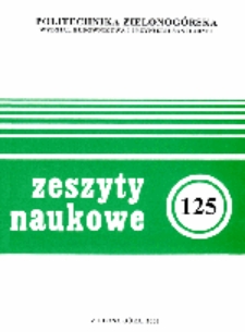Politechnika Zielonogórska Wydział Budownictwa i Inżynierii Sanitarnej - Zeszyty Naukowe: Inżynieria Środowiska, nr 11