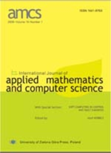 International Journal of Applied Mathematics and Computer Science (AMCS) 2010, volume 20, number 2