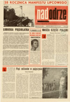 Nadodrze: dwutygodnik społeczno-kulturalny, nr 15 (16-29.VII.1972)