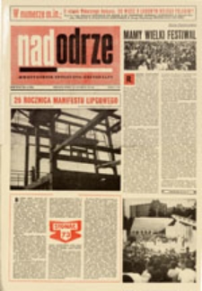 Nadodrze: dwutygodnik społeczno-kulturalny, nr 14 (15 - 28 lipca 1973)