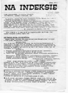 Na indeksie: pismo członków i sympatyków NZS, nr 7 (1.05 - 21.05.1987 r.)