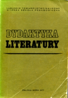 Dydaktyka Literatury, t. 2
