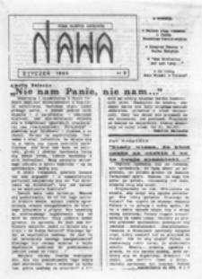 Nawa: pismo młodych katolik&oacute;w, nr 3 (styczeń 1989)
