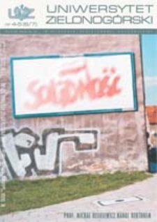 Uniwersytet Zielonogórski, 2002, nr 4/5 (kwiecień-maj)