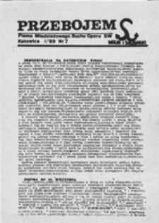 Przebojem: pismo Młodzieżowego Ruchu Oporu S[olidarności] W[alczącej], nr 13 (26.XI.89)