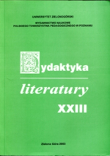 Dydaktyka Literatury, t. 23