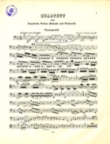 Quartett c moll für Pianoforte, Violine, Bratsche und Violoncell, Op. 60