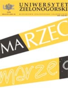 Uniwersytet Zielonogórski, 2005, nr 3 (marzec)