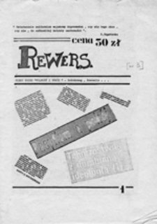 Rewers: pismo Ruchu "Wolność i Pok&oacute;j", nr 5