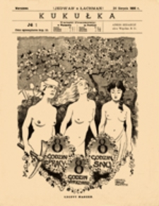 Kukułka, No 1 (Warszawa, 24 Sierpnia 1906 r.)