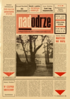 Nadodrze: dwutygodnik społeczno-kulturalny, nr 1 (9 - 22.I 1977)